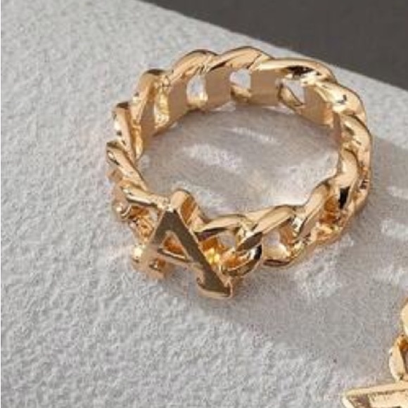 CHAIN INITIAL RING - Picture 1 of 3